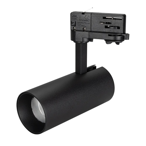 Светильник SP-POLO-TRACK-LEG-R65-8W Warm3000 (BK-BK, 40 deg) (Arlight, IP20 Металл, 5 лет)