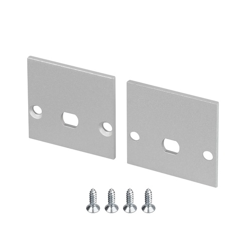 Заглушка LINE-2525 с отверстием (Arlight, Алюминий)