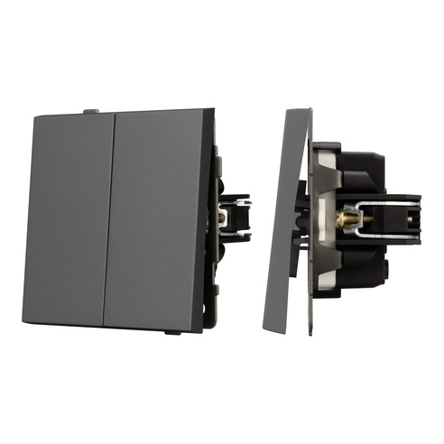 Механизм выключателя управления шторами SWT-TENDO-MKR2-SFPL-GR (230V, 10A) (Arlight, -)