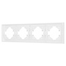 Рамка пластиковая FRM-TENDO-PL-4-WH (Arlight, -)