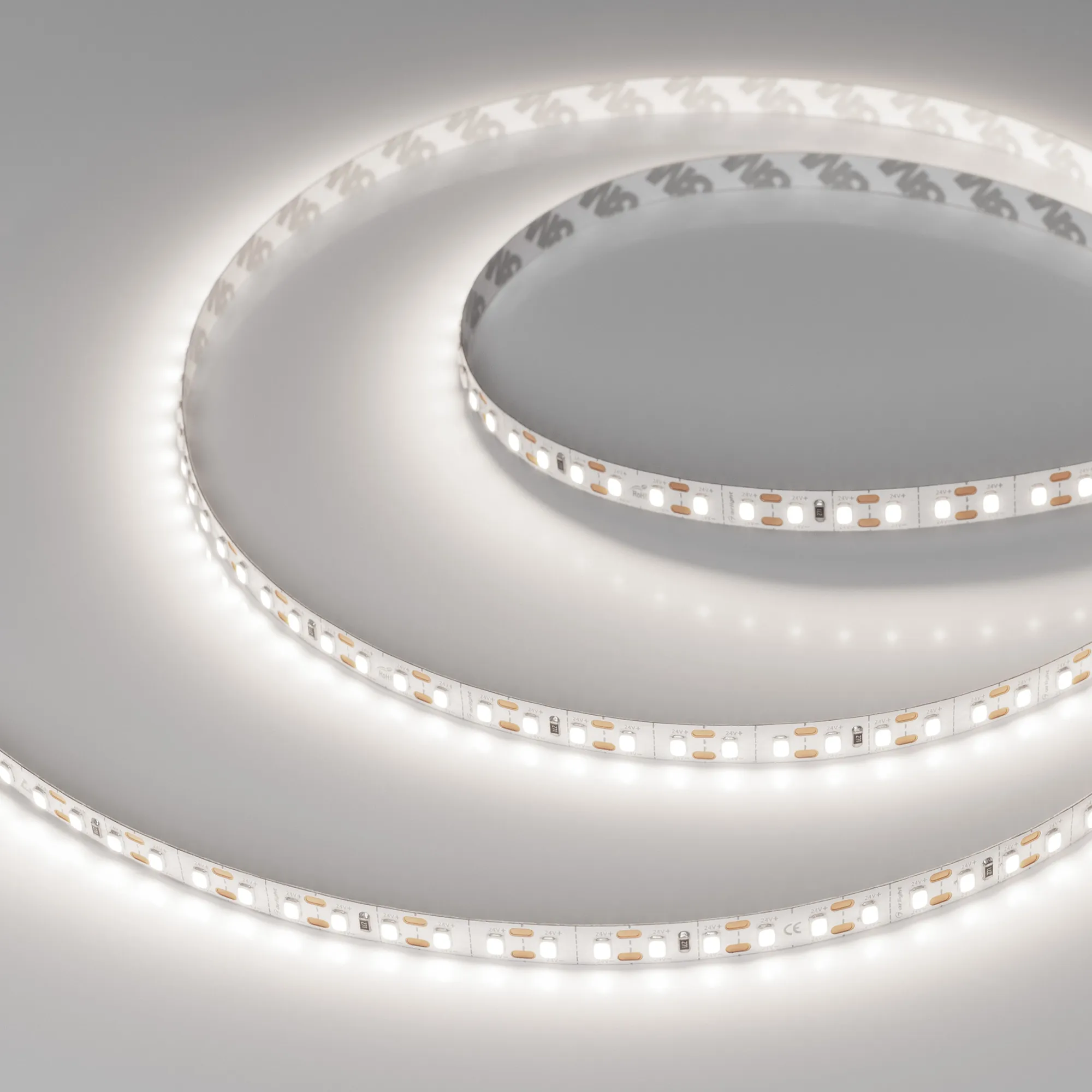 Лента FC-A120-8mm 24V Day5000-CX1 (10 W/m, IP20, 5m) (Arlight, резка 1 светодиод) - изображение товара