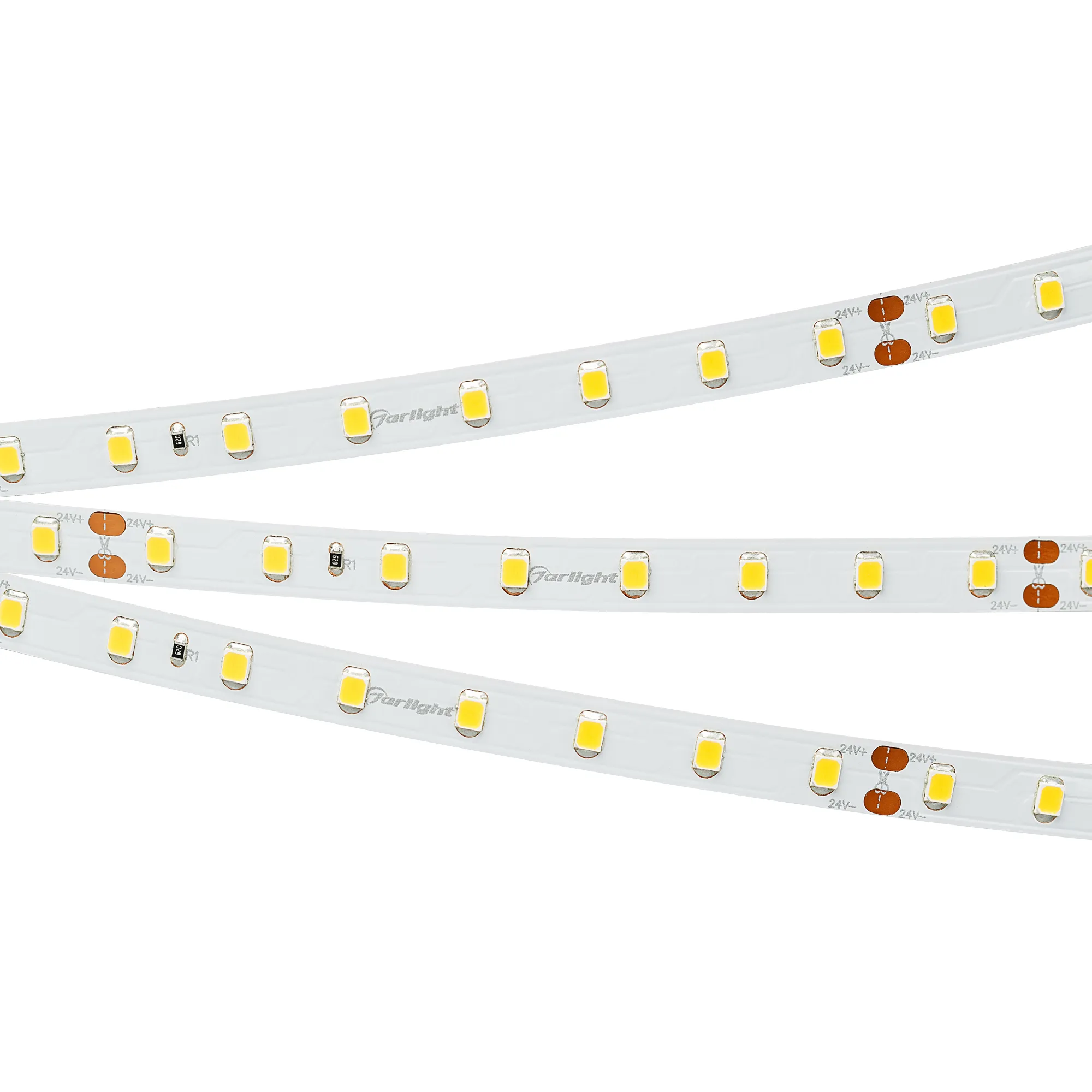 Лента светодиодная RT 2-5000-50m 24V White6000 (2835, 80 LED/m, LUX) (Arlight, 6 Вт/м, IP20)