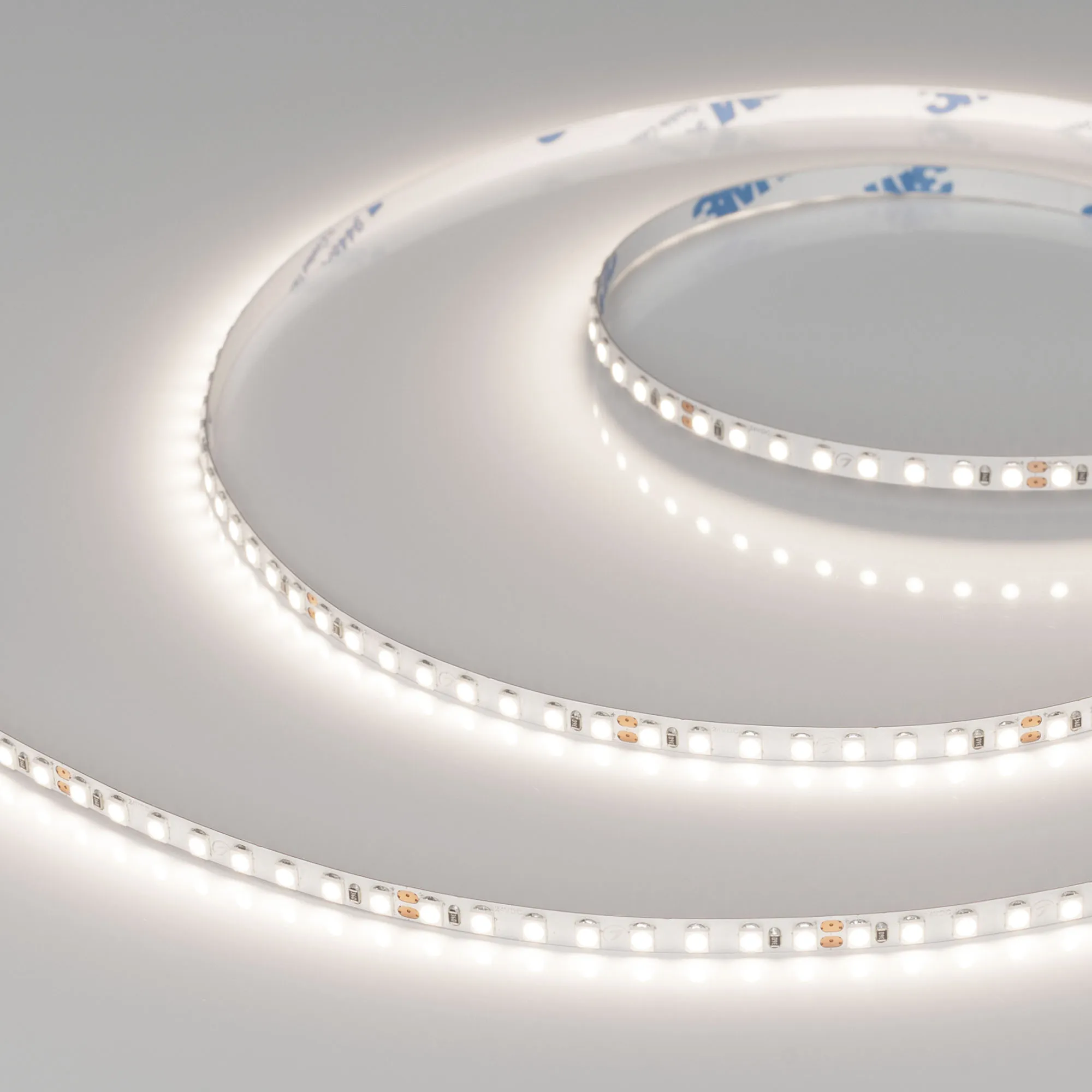 Лента светодиодная RT-A160-5mm 24V Day4000 (9.6 W/m, IP20, 2835, 5m) (Arlight, Открытый)