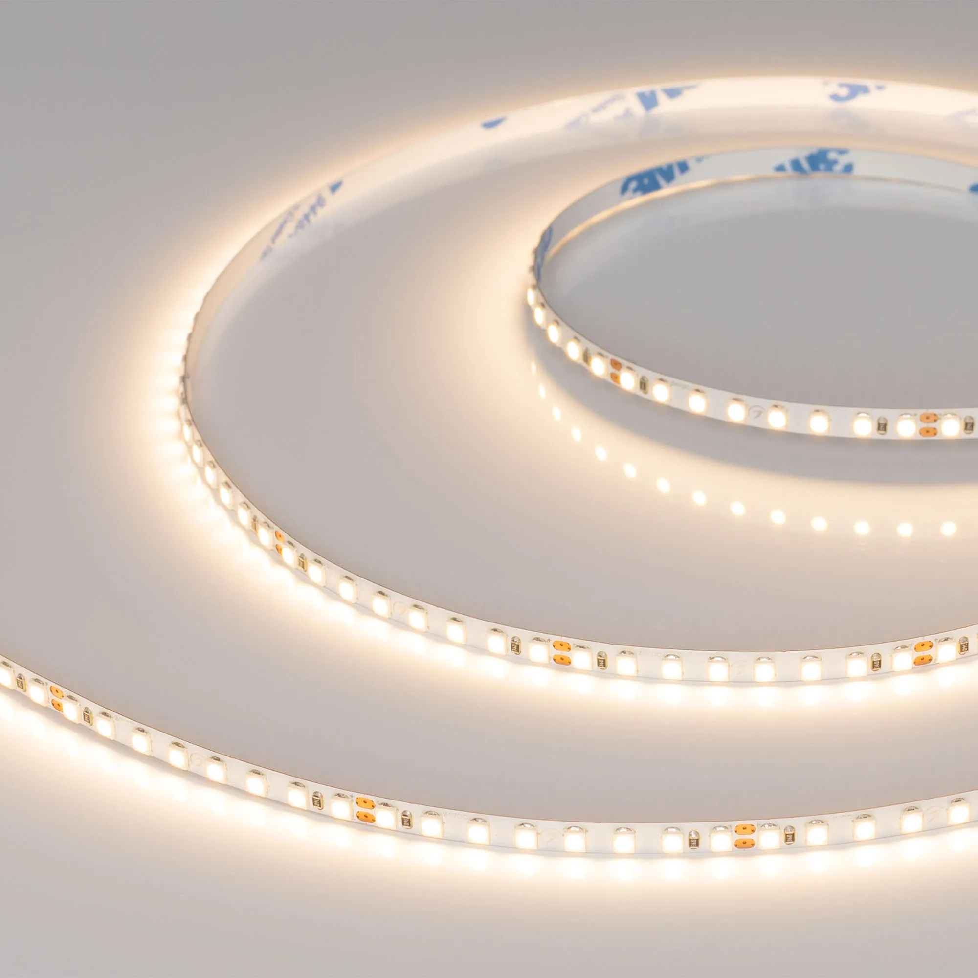 Лента светодиодная RT-A160-5mm 24V Warm2700 (9.6 W/m, IP20, 2835, 5m) (Arlight, Открытый)