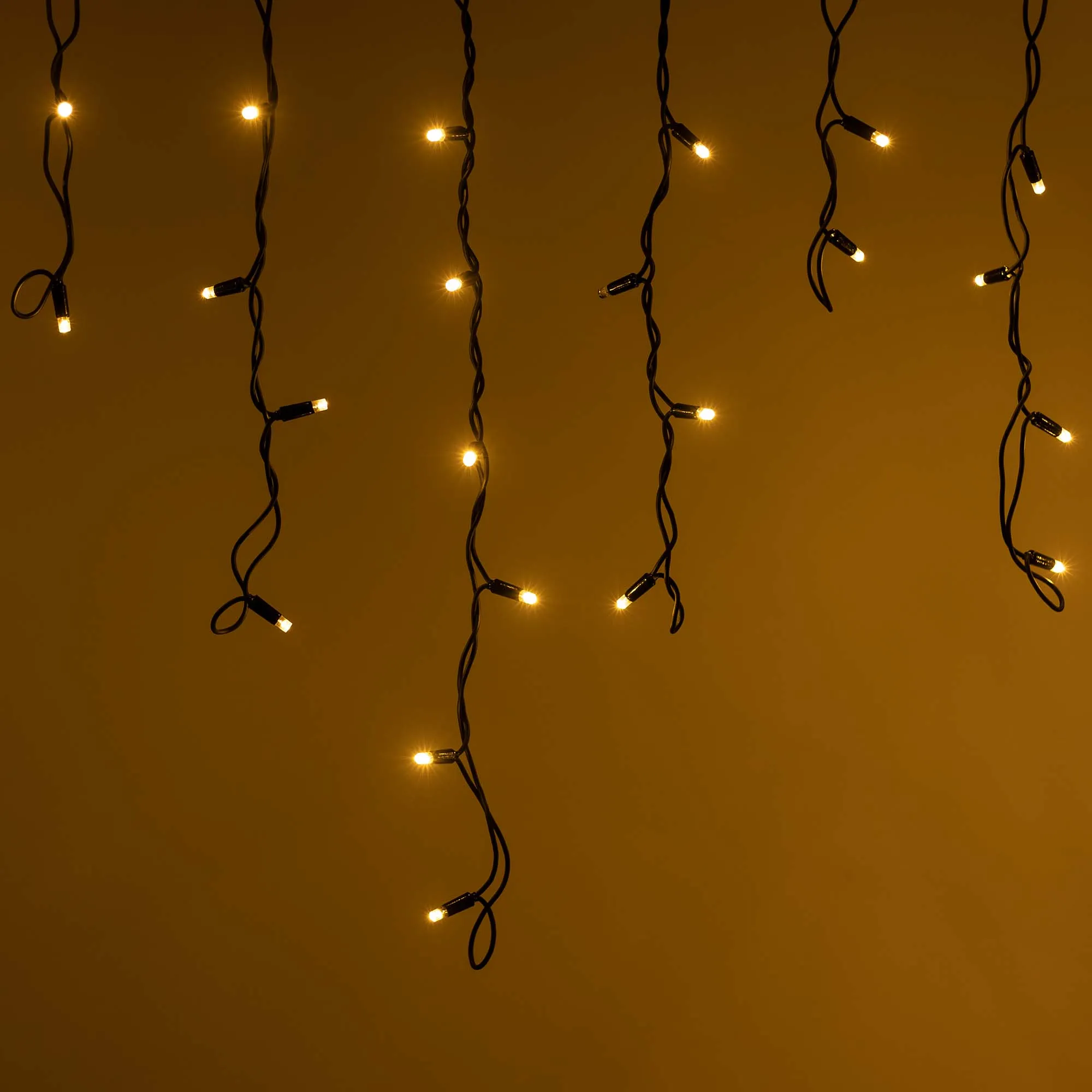 Светодиодная гирлянда ARD-EDGE-PRO-4000x600-BLACK-128LED-MILK-FLASH Warm/Warm (230V, 8W) (Ardecoled, IP65)