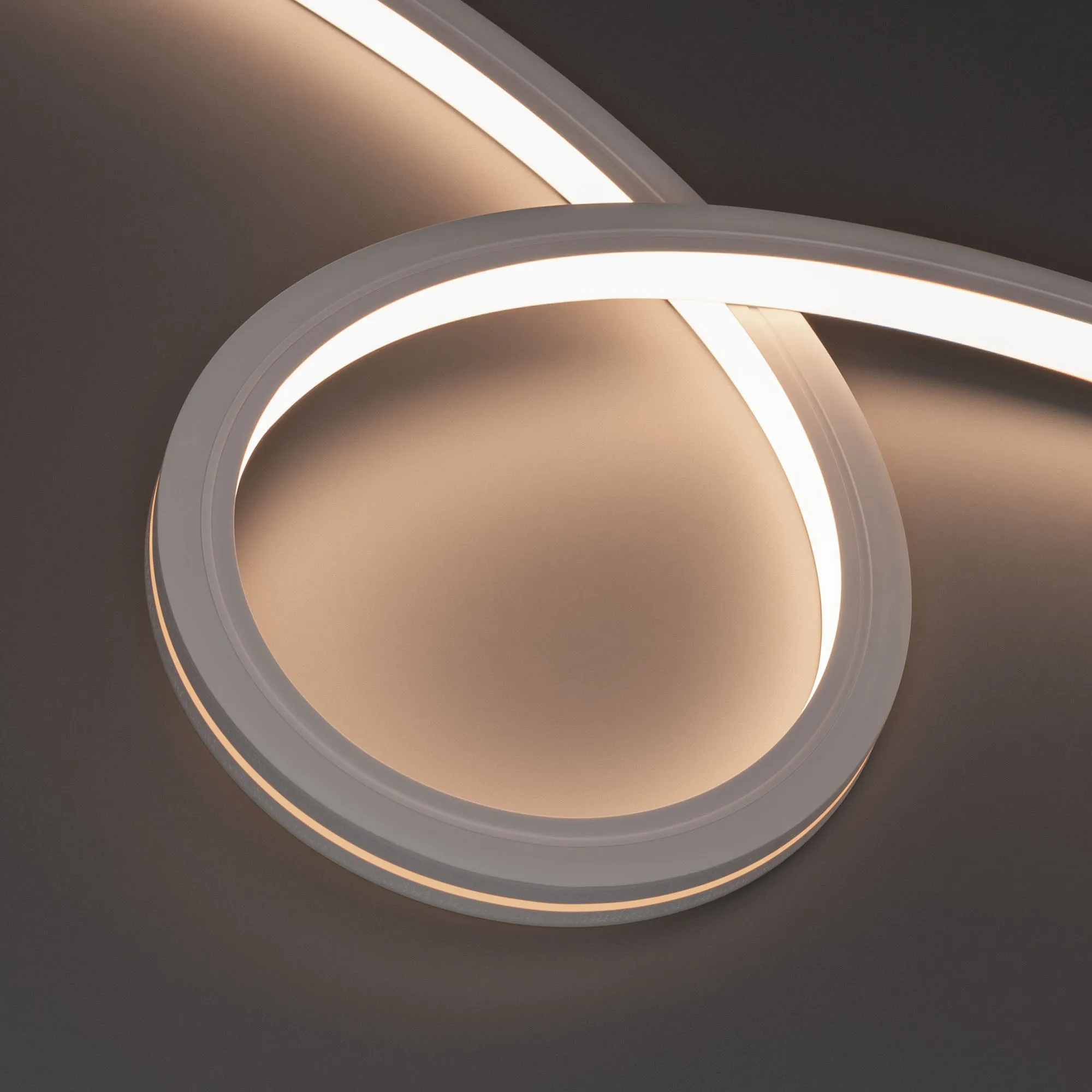 Лента светодиодная герметичная MOONLIGHT-TOP-X280-16x16mm 24V Warm3500 (10 W/m, IP67, 15m, wire x1) (Arlight, Вывод боковой, 5 лет)